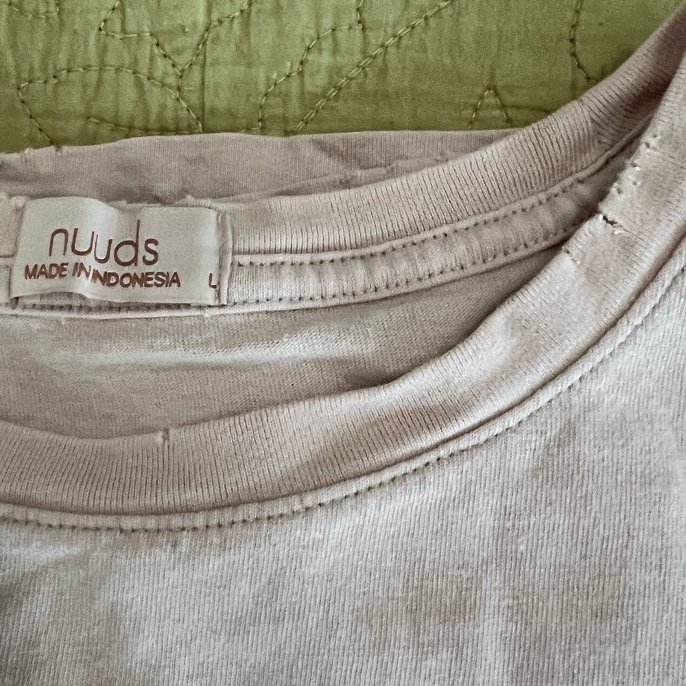 nuuds everyday tee in ribbon size large - Picture 5 of 6